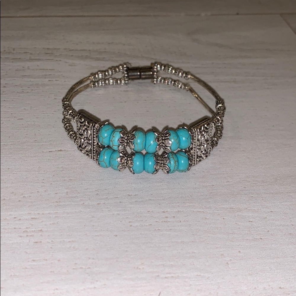 Magnetic clasp Mexican inspired bracelet